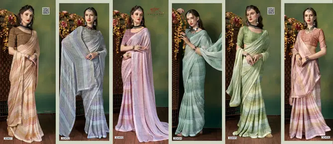 Iksha By Vallabhi Printed Georgette Daily Wear Sarees Exporters In India